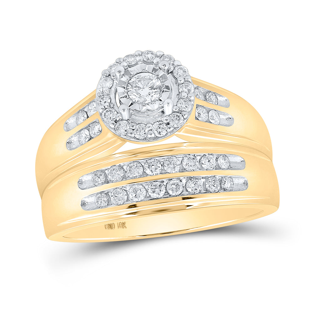 3/4CTW-DIA NK TRIO SET