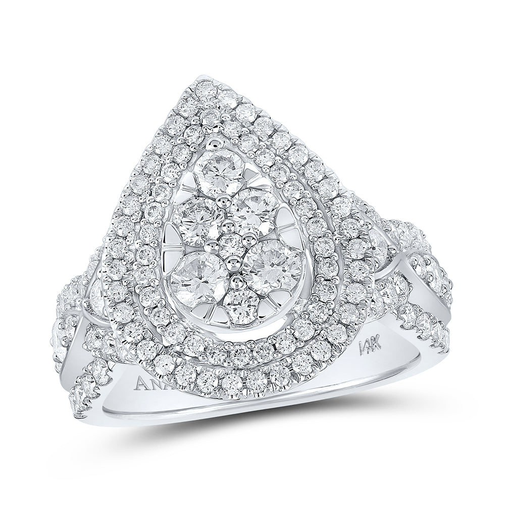 1 1/2CTW-DIA ANA  BRIDAL RING