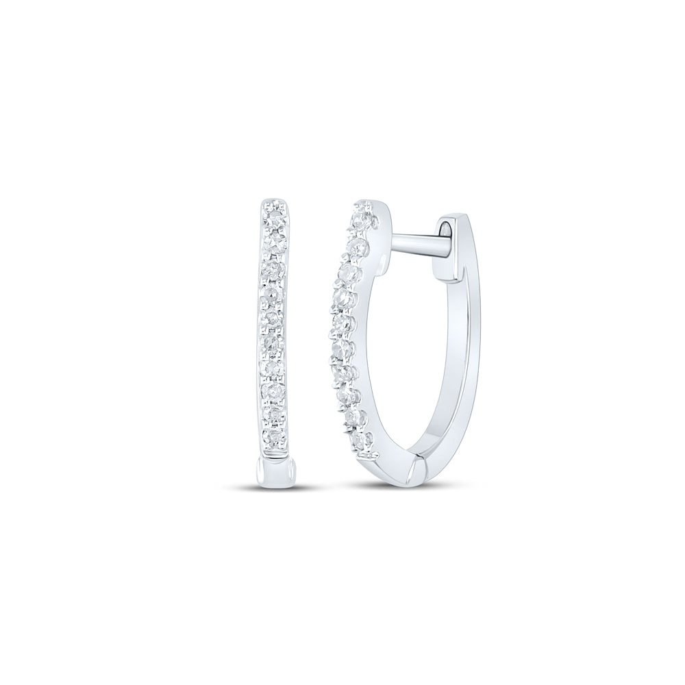 1/12CTW-DIA CN HOOPS EARRING