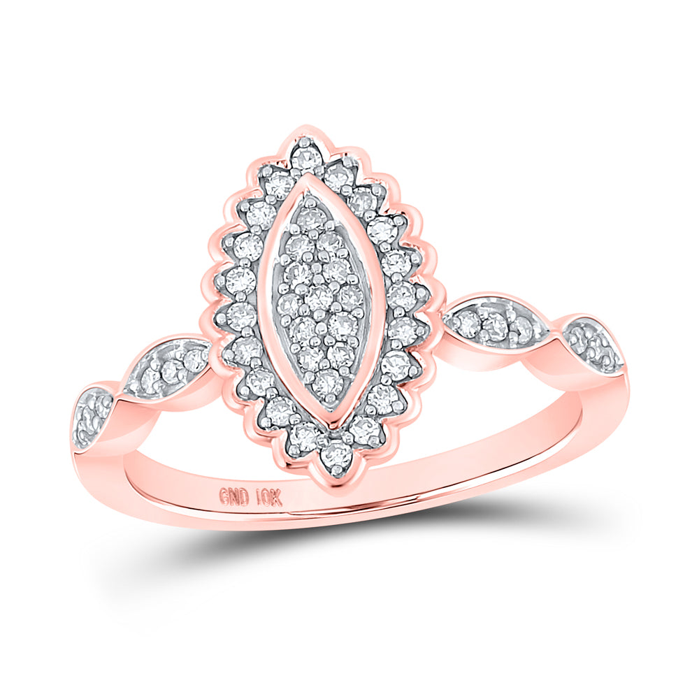 1/4CTW-DIA CN GIFT CLUSTER RING