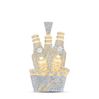 Load image into Gallery viewer, 3 5/8CTW-DIA NK BOTTLE PENDANT
