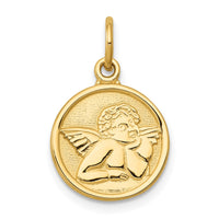 Load image into Gallery viewer, 14k Polished Angel Charm
