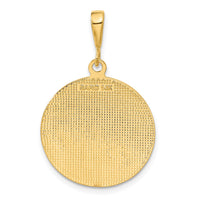 Load image into Gallery viewer, 14K Polished and Satin Angel Pendant
