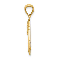 Load image into Gallery viewer, 14k Polished Angel Charm
