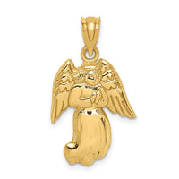 Load image into Gallery viewer, 14k Polished Angel Charm
