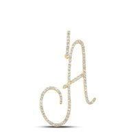 Load image into Gallery viewer, 1/2CT-DIA P1 INITIAL &quot;A&quot; GIFT PENDANT

