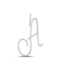 Load image into Gallery viewer, 1/2CT-DIA P1 INITIAL &quot;A&quot; GIFT PENDANT
