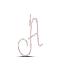 Load image into Gallery viewer, 1/2CT-DIA P1 INITIAL &quot;A&quot; GIFT PENDANT
