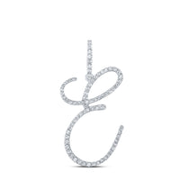 Load image into Gallery viewer, 1/2CTW-DIA P1 INITIAL &quot;E&quot; GIFT PENDANT
