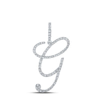 Load image into Gallery viewer, 1/2CTW-DIA P1 INITIAL &quot;G&quot; GIFT PENDANT
