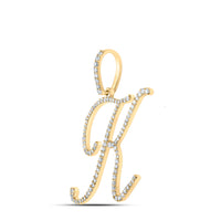 Load image into Gallery viewer, 1/2CTW-DIA P1 INITIAL &quot;K&quot; GIFT PENDANT
