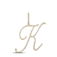 Load image into Gallery viewer, 1/2CTW-DIA P1 INITIAL &quot;K&quot; GIFT PENDANT
