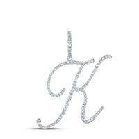 Load image into Gallery viewer, 1/2CTW-DIA P1 INITIAL &quot;K&quot; GIFT PENDANT
