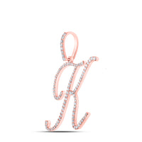 Load image into Gallery viewer, 1/2CTW-DIA P1 INITIAL &quot;K&quot; GIFT PENDANT
