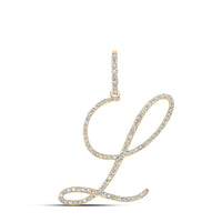 Load image into Gallery viewer, 1/2CTW-DIA P1 INITIAL &quot;L&quot; GIFT PENDANT
