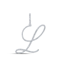 Load image into Gallery viewer, 1/2CTW-DIA P1 INITIAL &quot;L&quot; GIFT PENDANT
