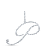 Load image into Gallery viewer, 1/2CTW-DIA P1 INITIAL &quot;P&quot; GIFT PENDANT

