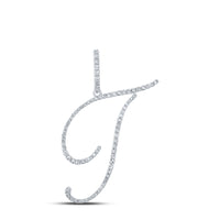 Load image into Gallery viewer, 3/8CTW-DIA P1 INITIAL &quot;T&quot; GIFT PENDANT
