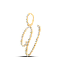 Load image into Gallery viewer, 1/2CTW-DIA P1 INITIAL &quot;V&quot; GIFT PENDANT
