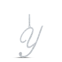 Load image into Gallery viewer, 1/2CTW-DIA P1 INITIAL &quot;Y&quot; GIFT PENDANT
