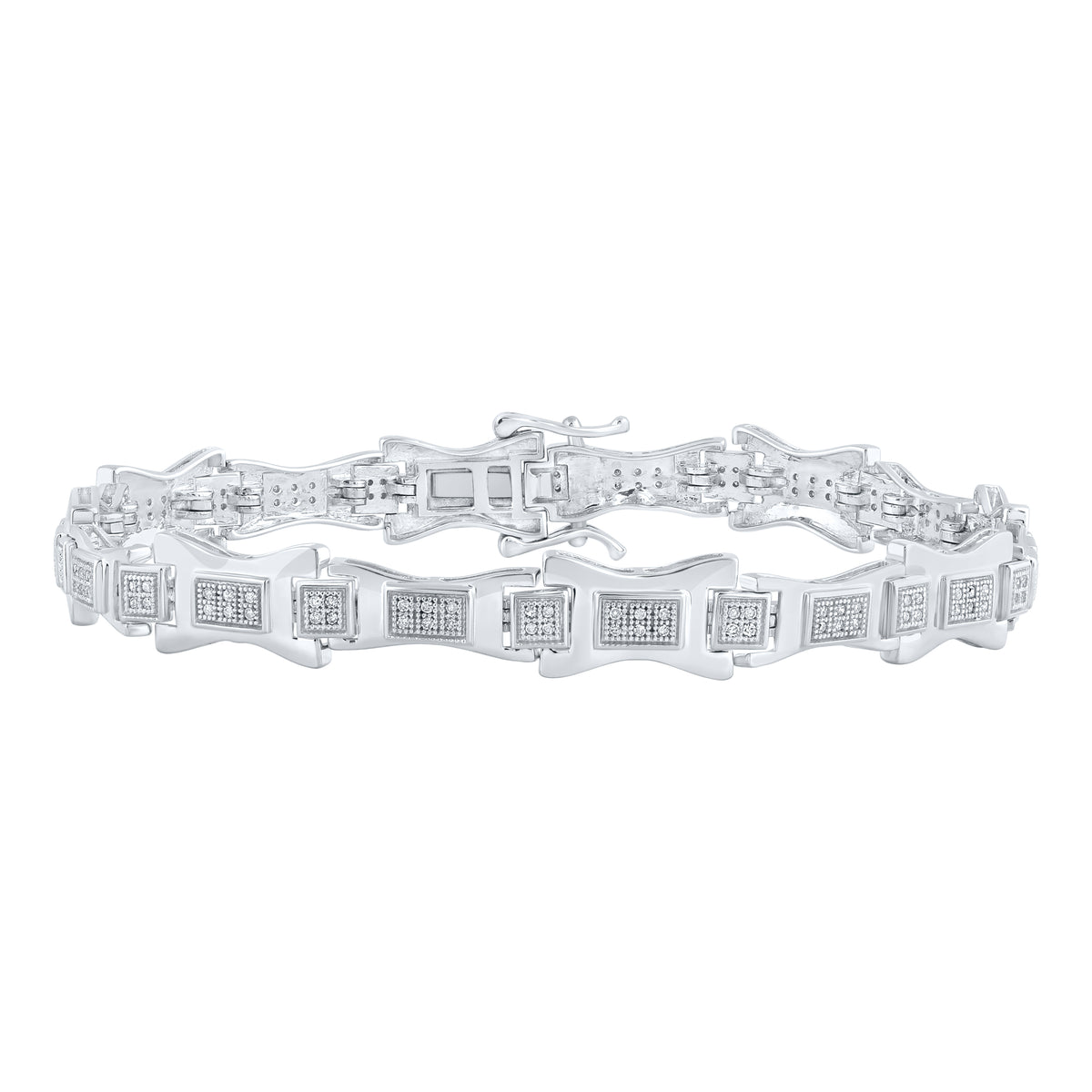 1/2CTW-DIA P1P2 MENS BRACELET (8.5 INCH)