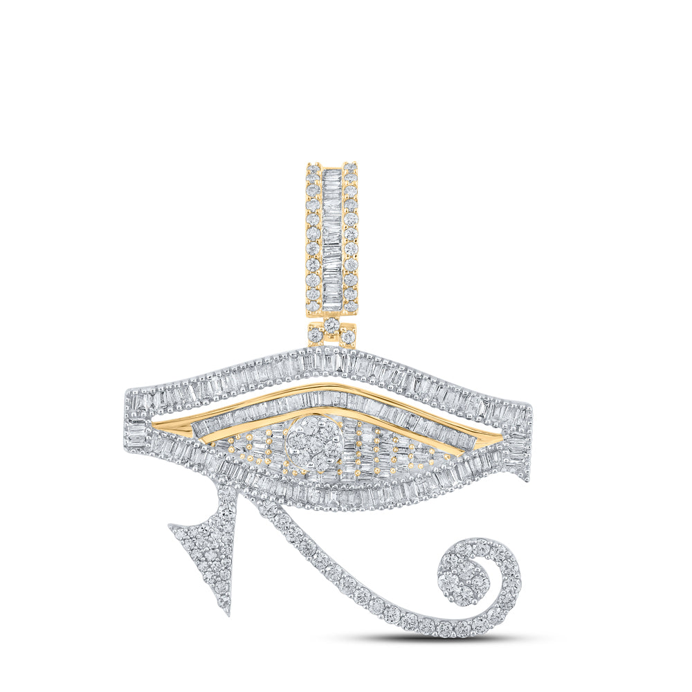 3CTW-DIA NK �EYE OF HORUS� MENS CHARM