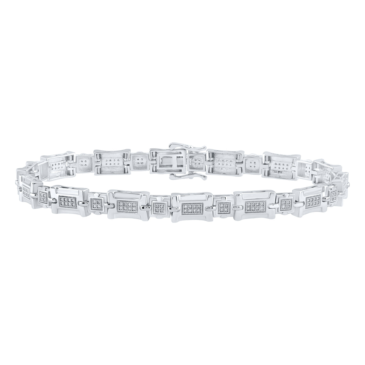 1/2CTW-DIA P1P2 MENS BRACELET (8.5 INCH)