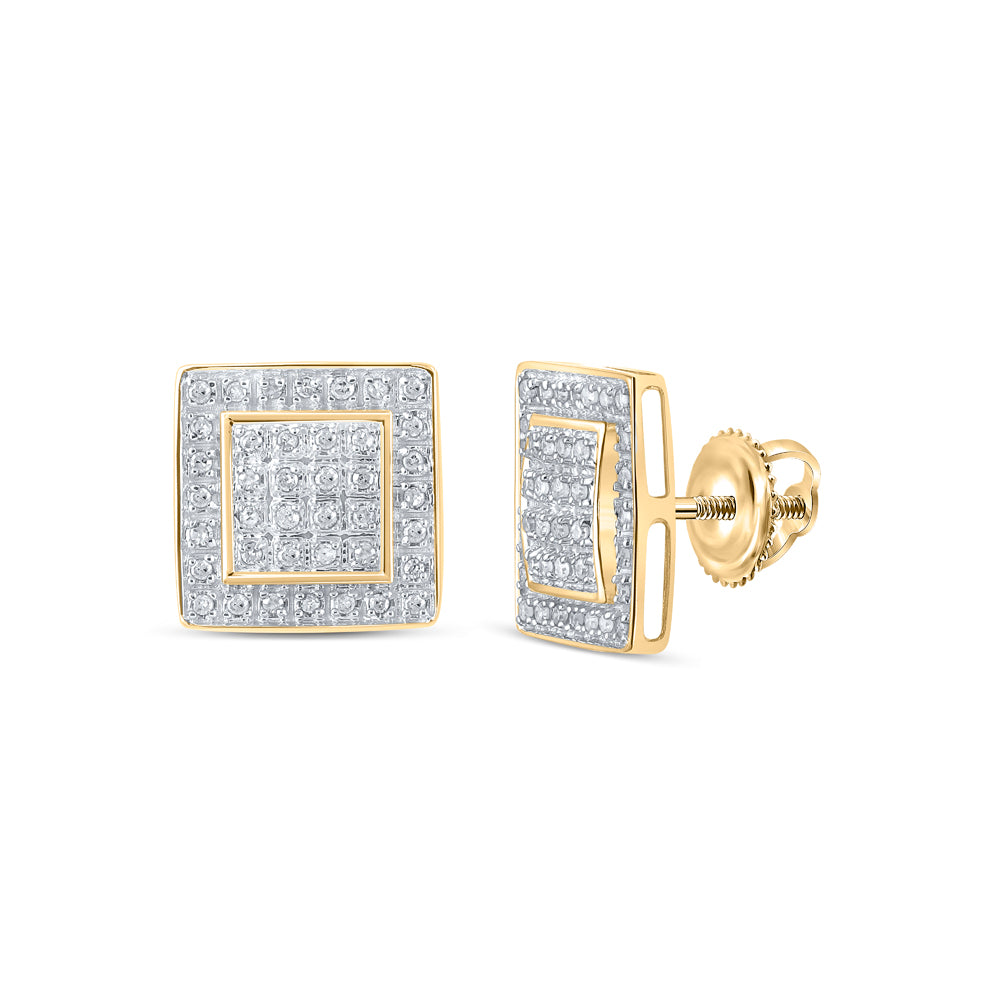 1/5CTW-DIA P3 GIFT SQUARE EARRING