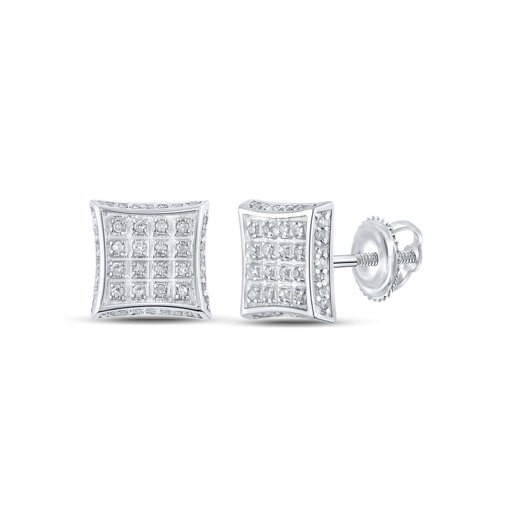 1/4CTW-DIA P3 GIFT SQUARE EARRING