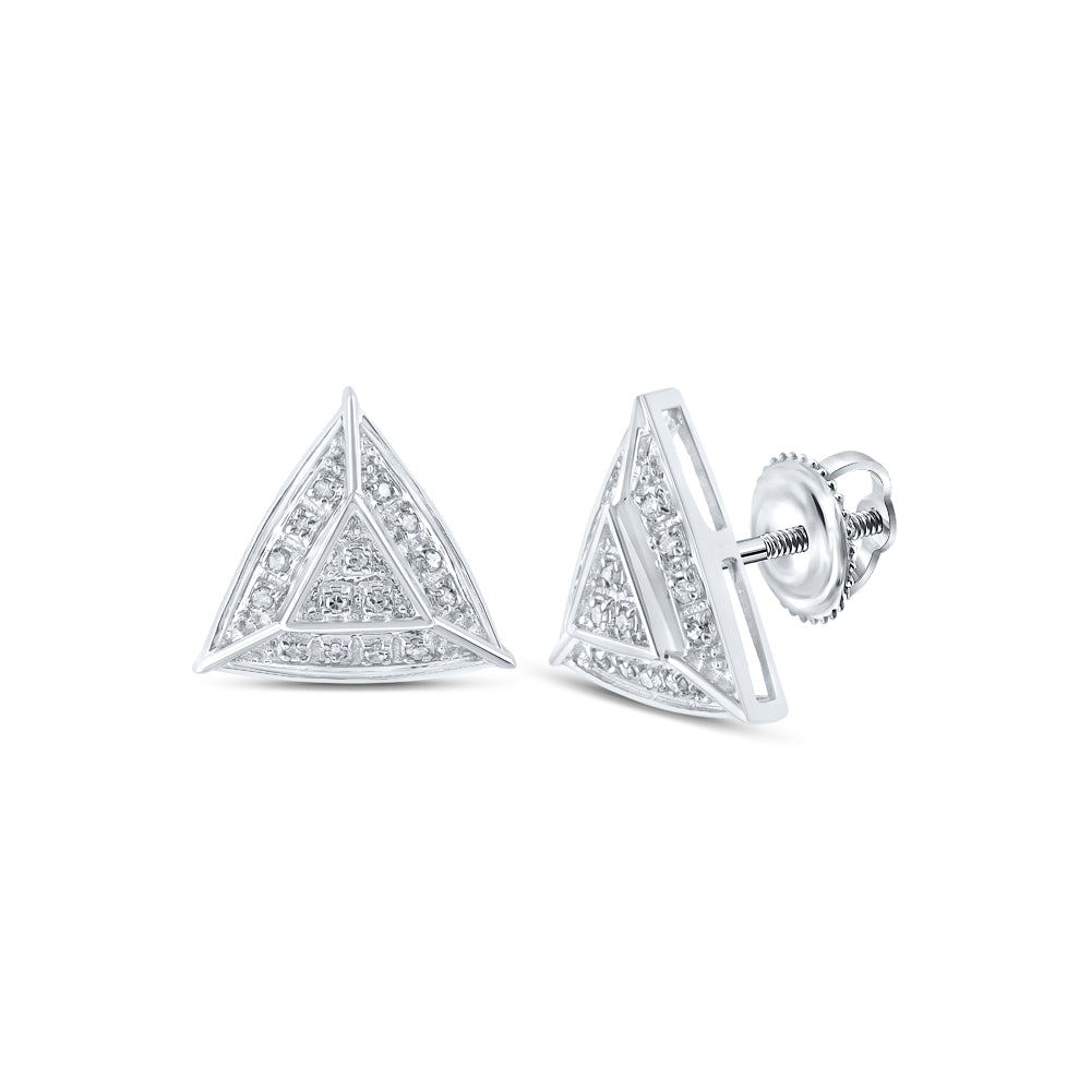 1/10CTW-DIA P3 GIFT TRIANGLE EARRING