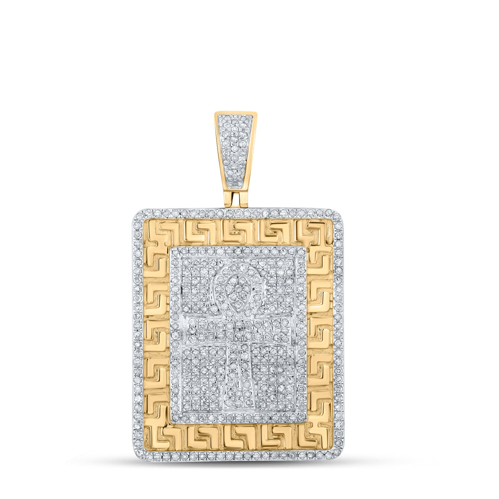 1 CTW-DIA P1P2 MENS CHARM