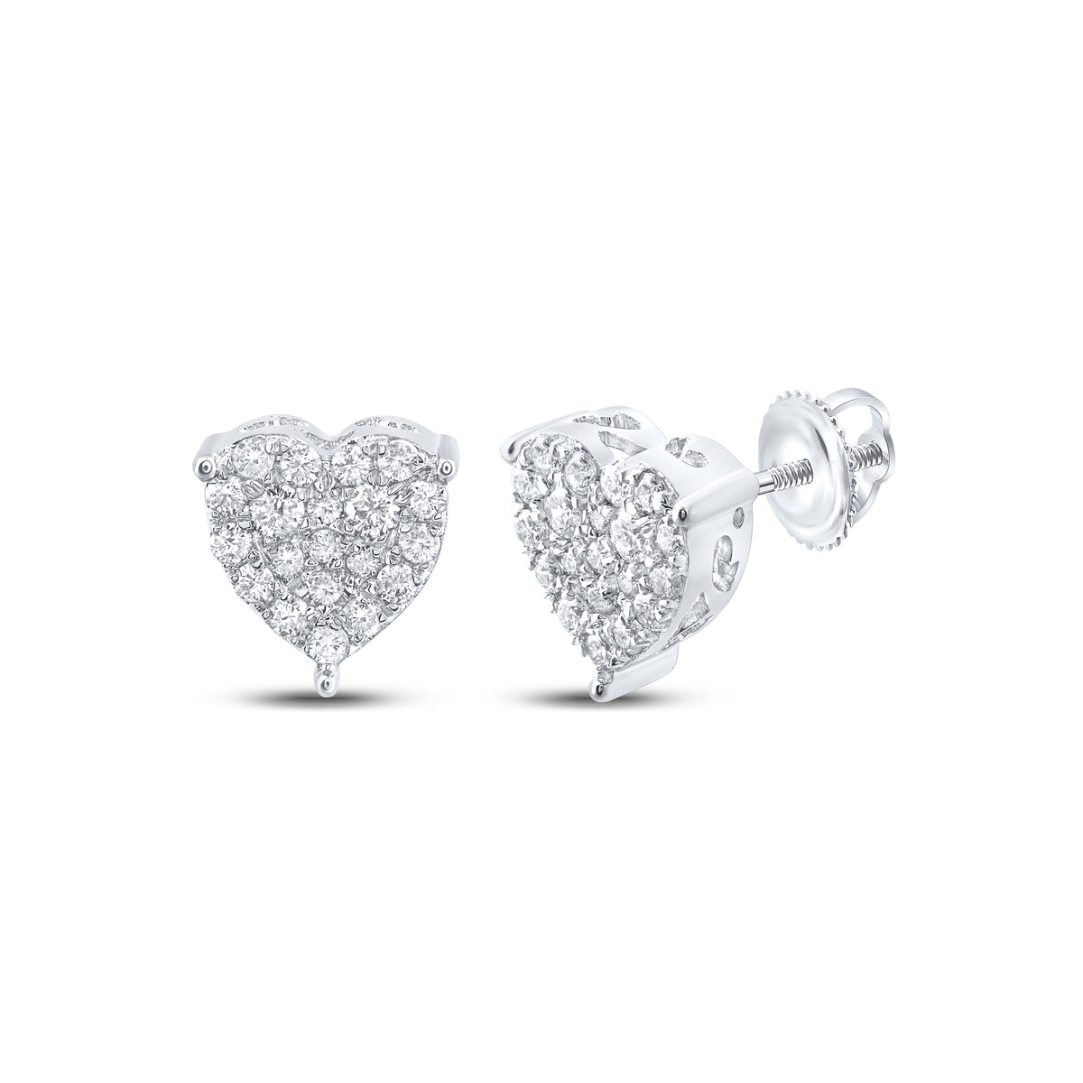 1/2CT-DIA NK FASHION HEART EARRING