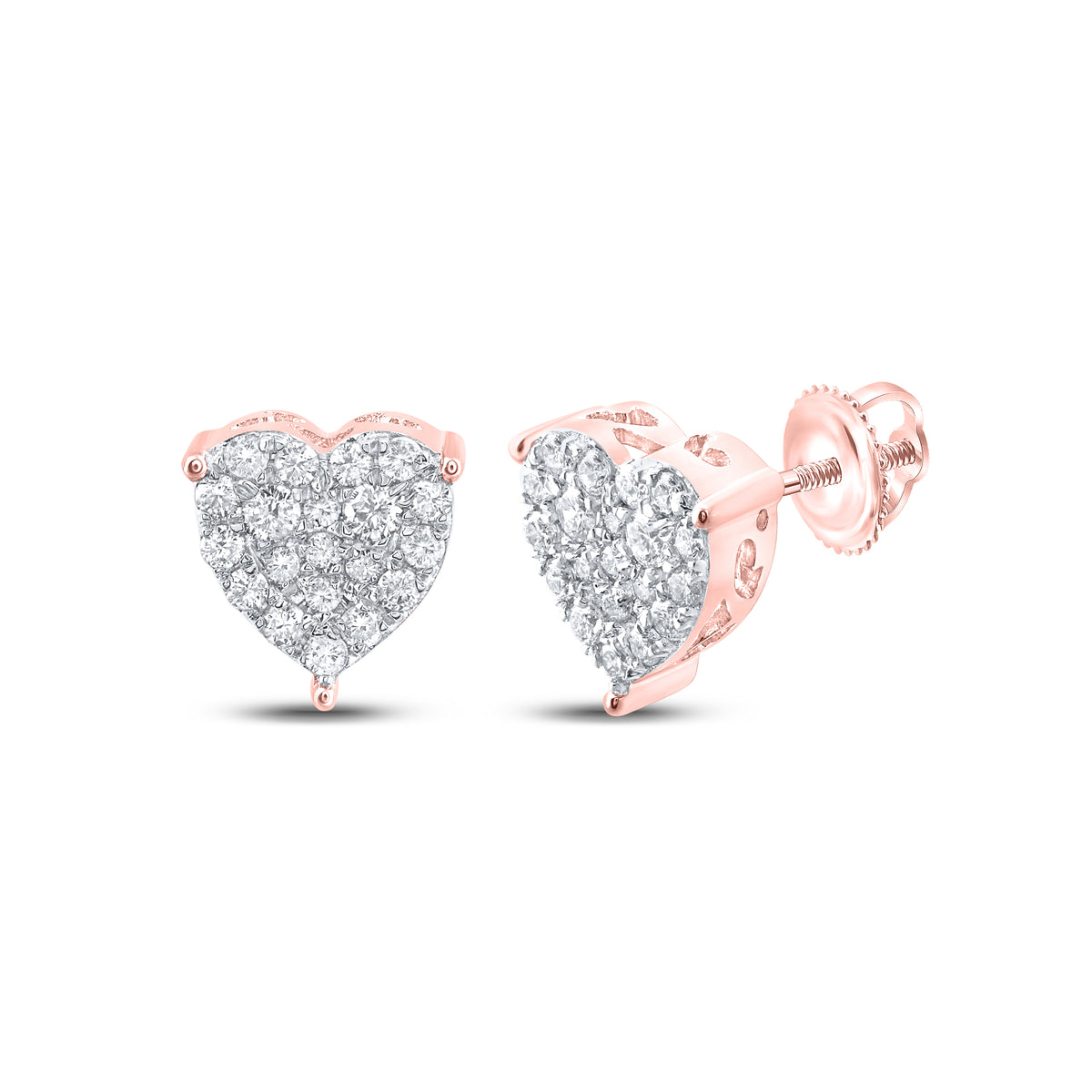 1/2CT-DIA NK FASHION HEART EARRING