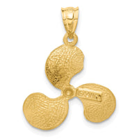 Load image into Gallery viewer, 14k Propeller Pendant
