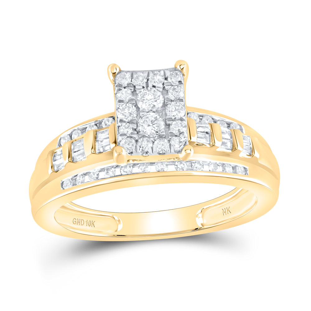 1/2CTW-DIA NK FASHION RING