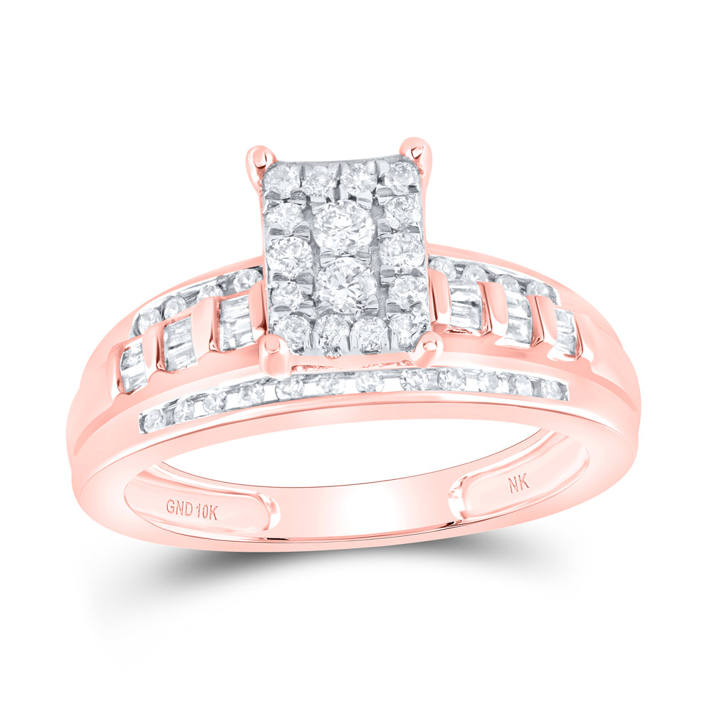 1/2CTW-DIA NK FASHION RING