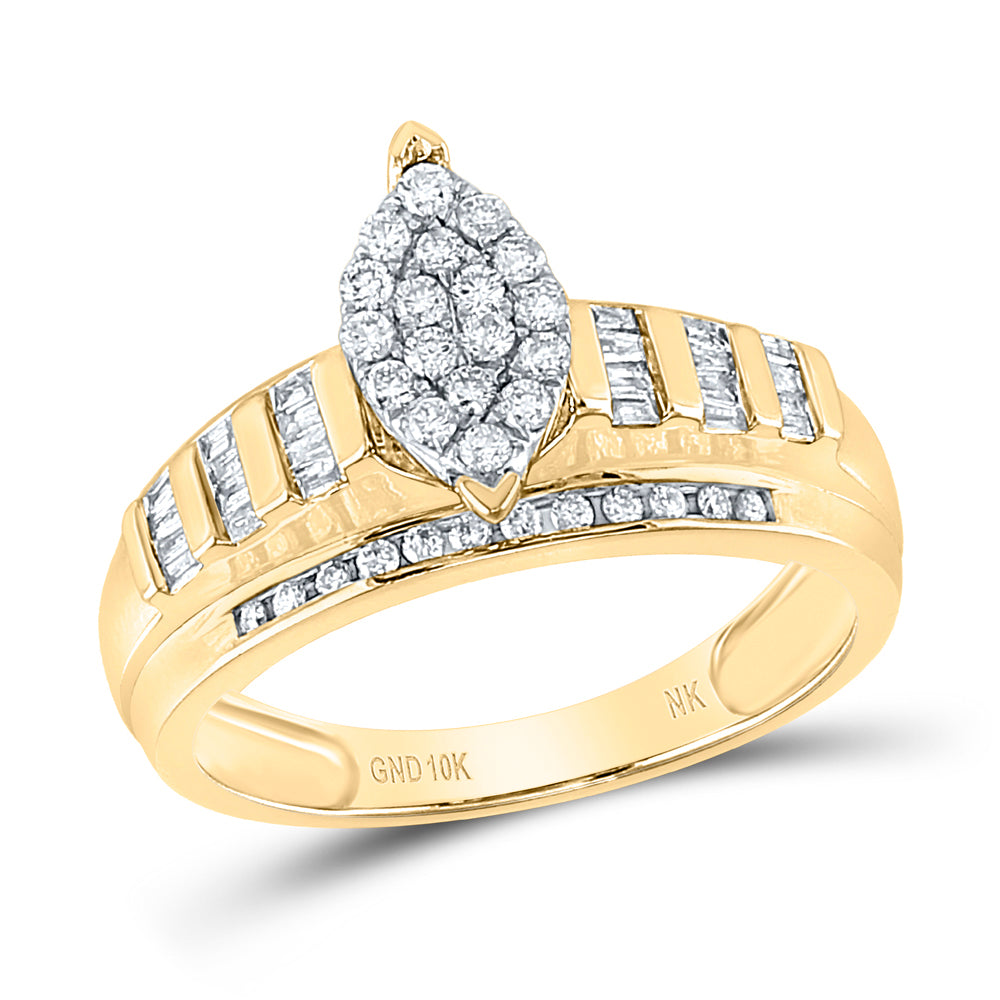 1/2CTW-DIA NK FASHION RING