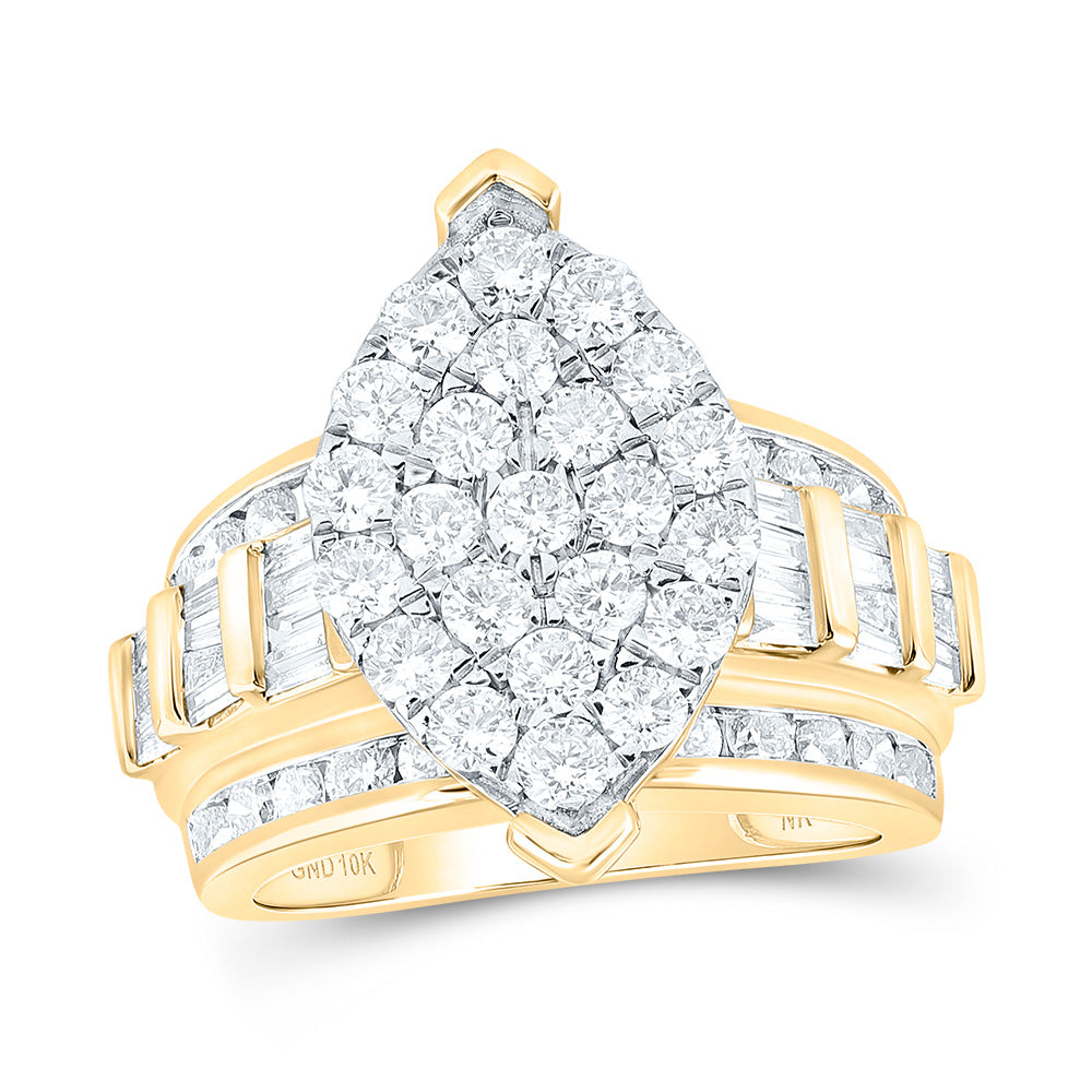 3 CTW-DIA NK FASHION RING