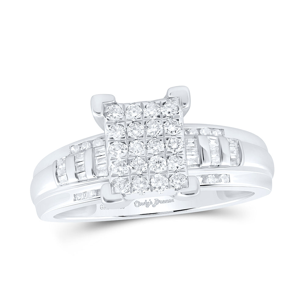 1/2CTW-DIA NK FASHION RING