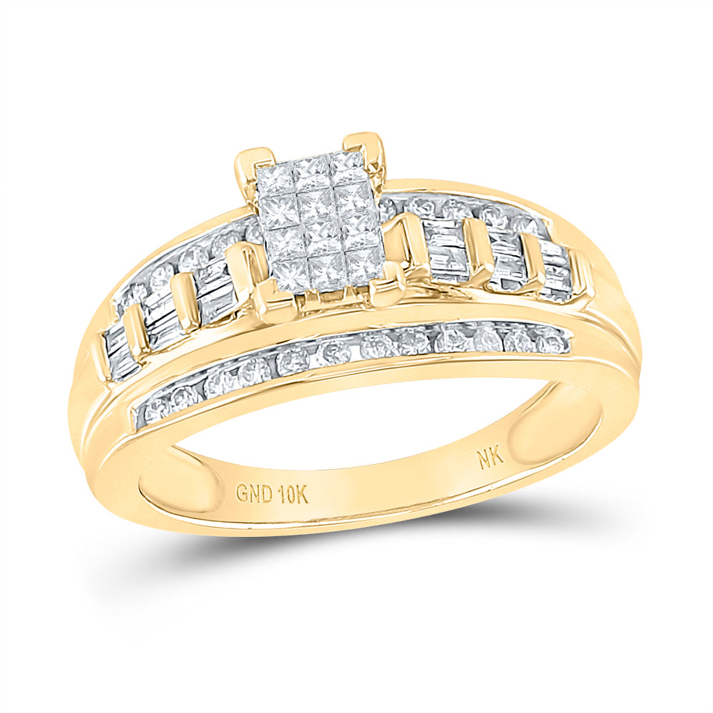 1/2CT-DIA NK FASHION RING S8