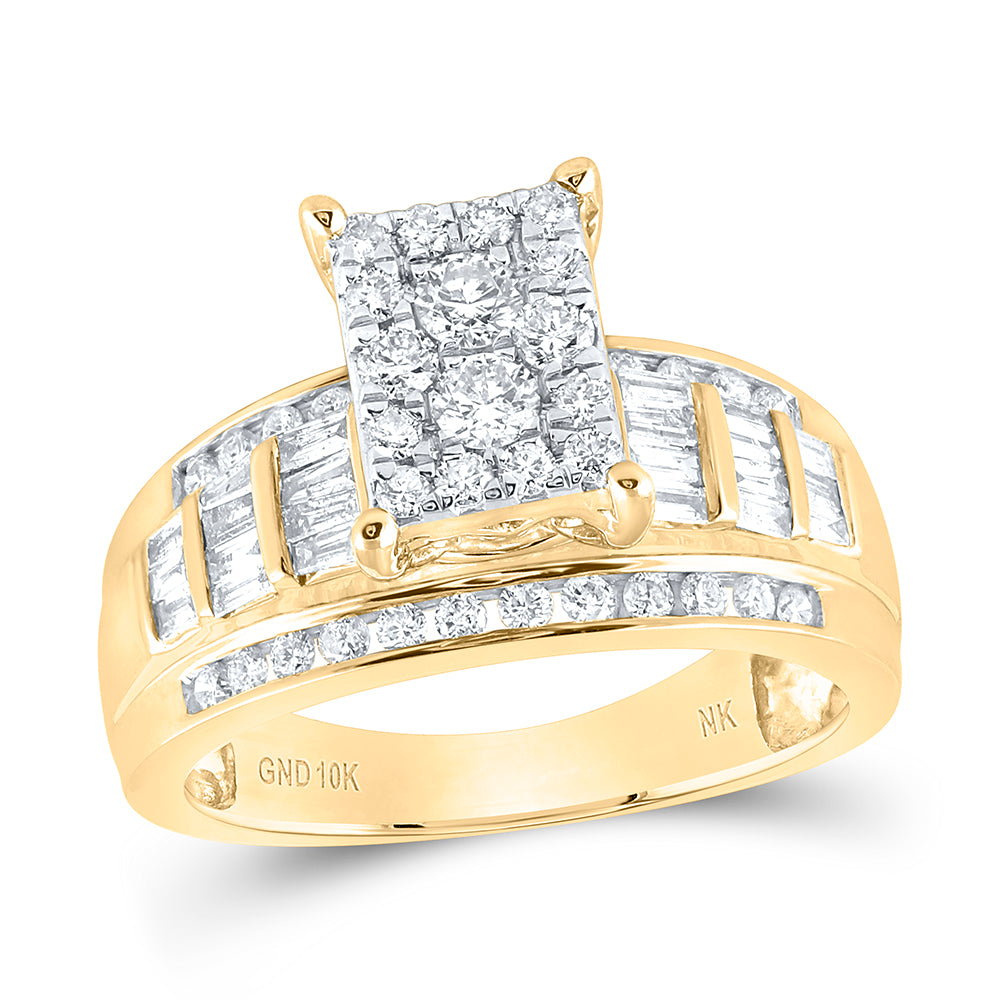 7/8CTW-DIA NK FASHION RING S10