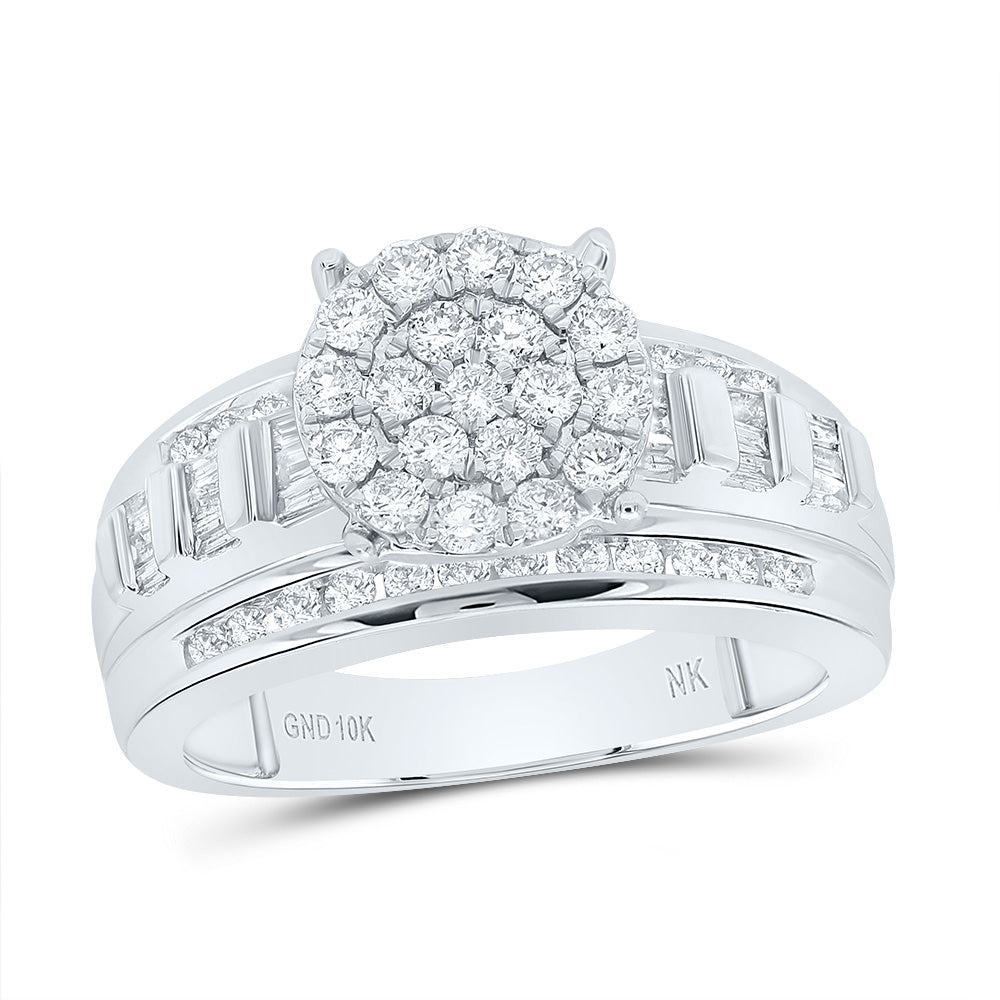 1CTW-DIA NK FASHION RING S6