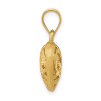 Load image into Gallery viewer, 14K Polished 3-D Filigree Puffed Heart Pendant
