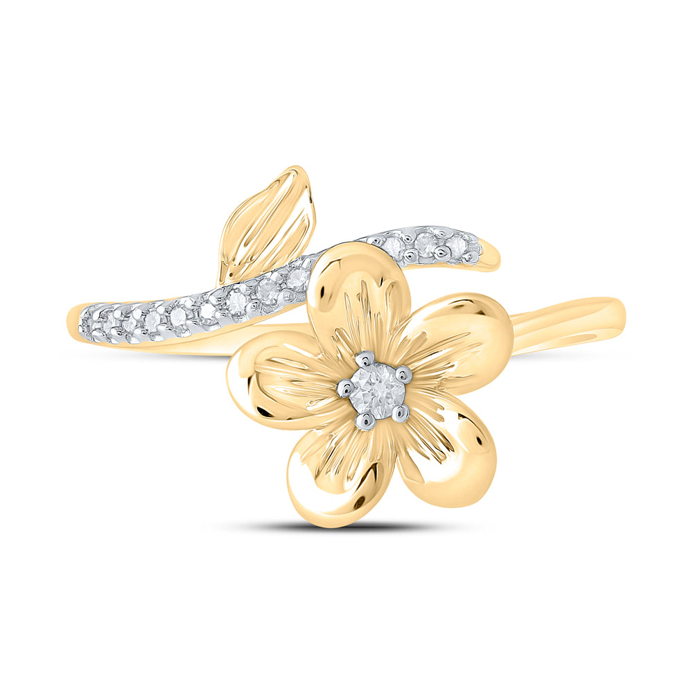1/12CTW-DIA P2 GIFT FLOWER RING