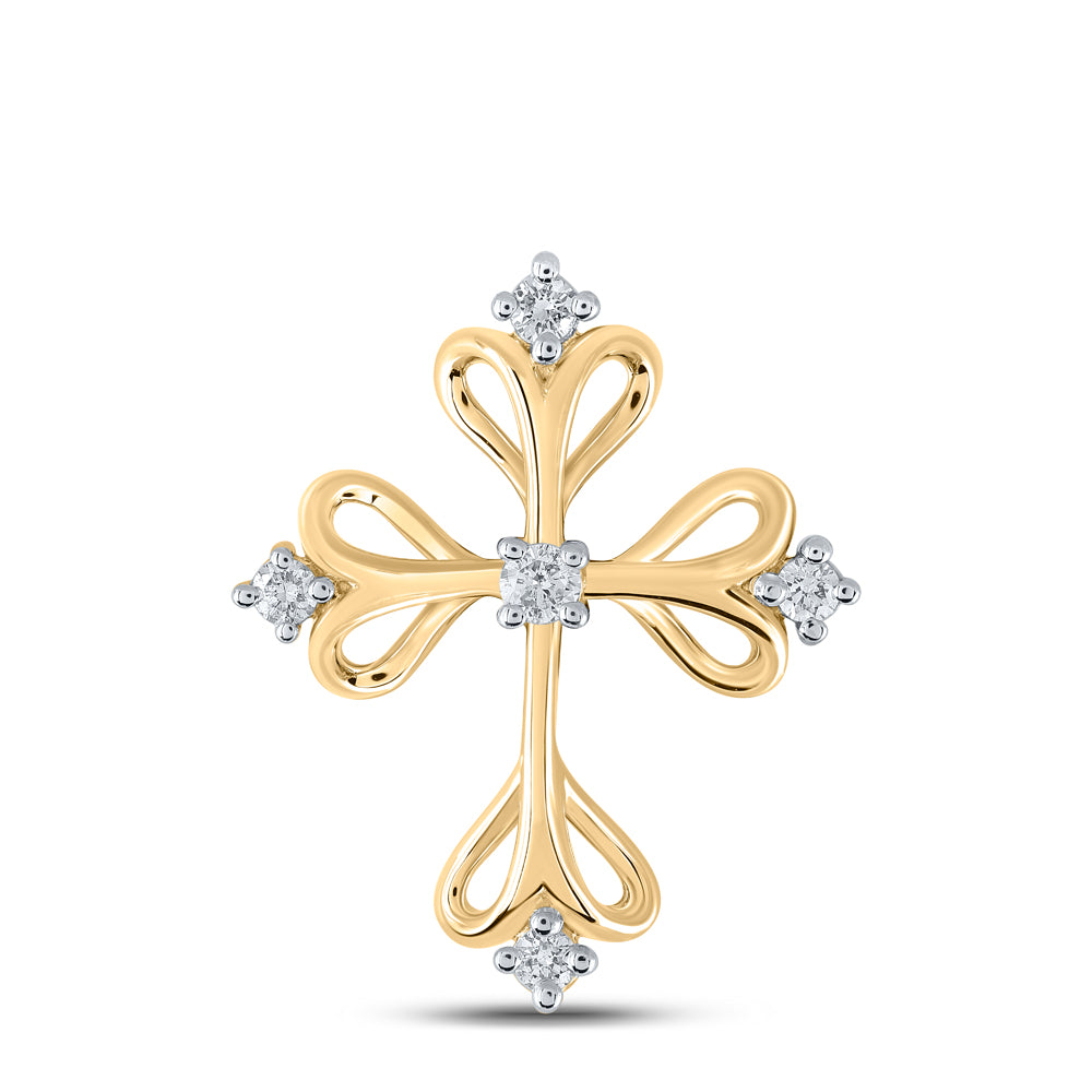 1/8CTW-DIA P1 GIFT CROSS PENDANT