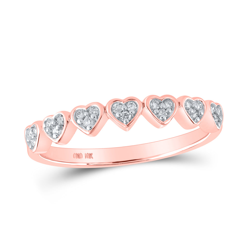1/8CTW-DIA P1 GIFT HEART RING