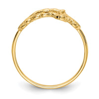 Load image into Gallery viewer, 14k Diamond-Cut Crucifix Ring
