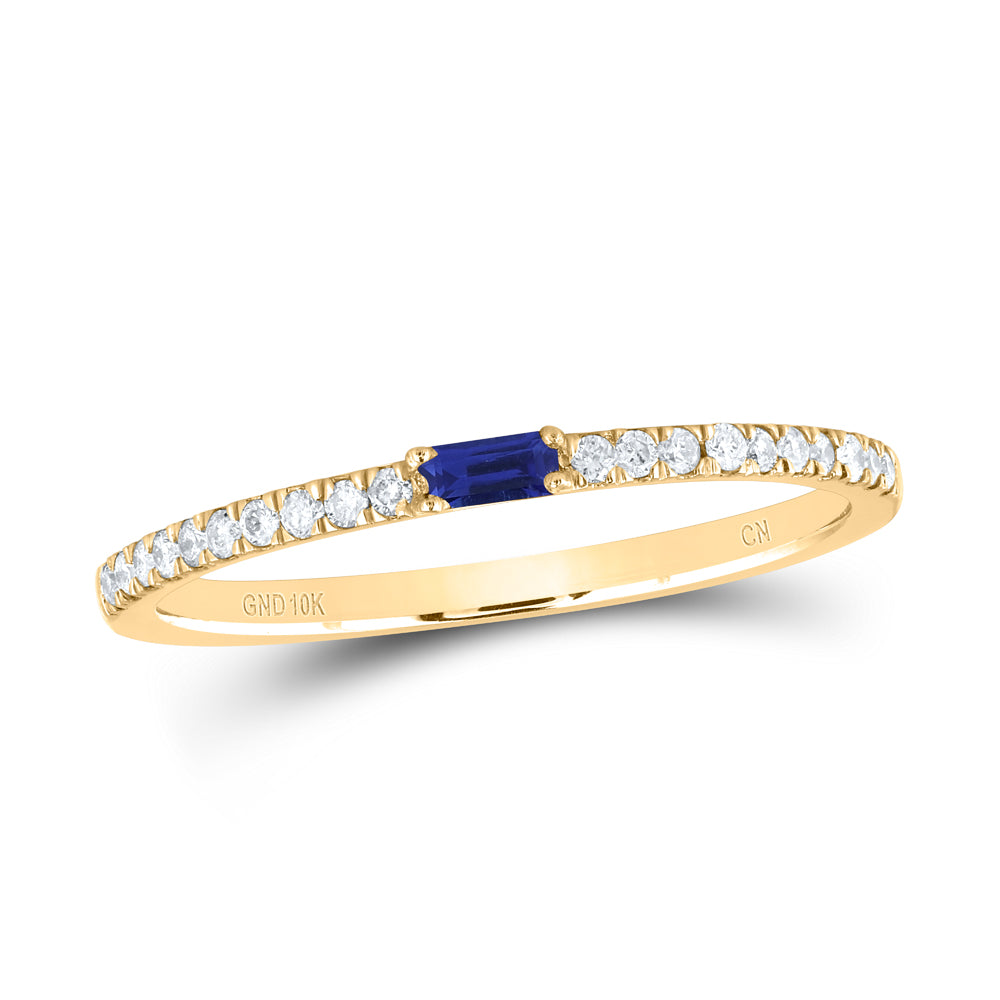 1/8CTW-DIA CN 1/12CTW-SAPP NATURAL GEM BAND