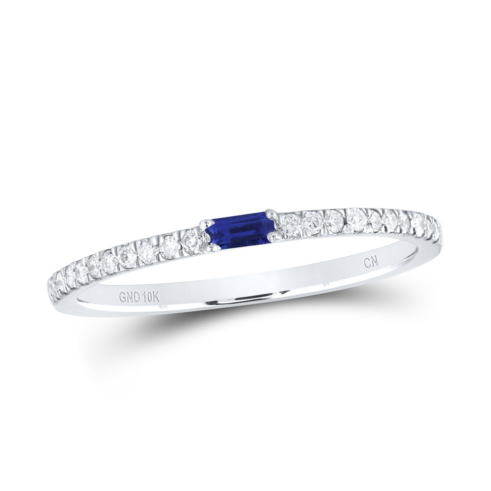 1/8CTW-DIA CN 1/12CTW-SAPP NATURAL GEM BAND