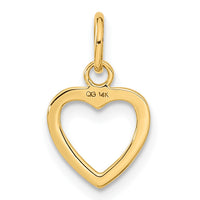 Load image into Gallery viewer, 14K Polished Cut-out Heart Pendant
